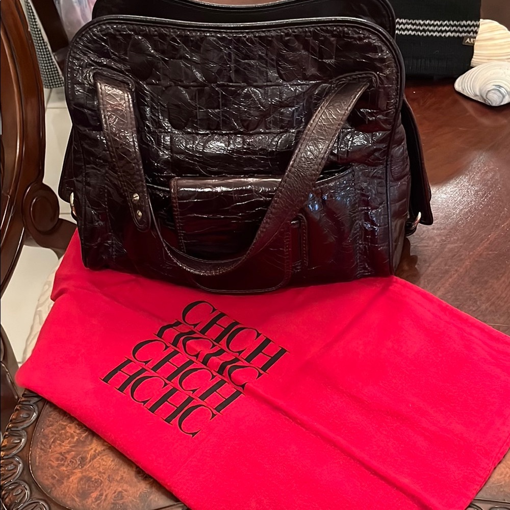 Carolina Herrera Black Shoulder Bag